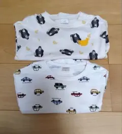 futafuta ☆ ゴリラ&車 ロンT 2点セット