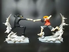 ワンピース フィギュア ルフィ vs ルッチ 2体セット 戦光絶景