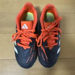 adidas サッカーシューズ ブラック/オレンジ　20センチ