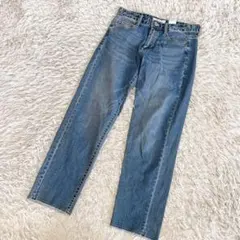 ROPE PICNIC ロペピクニック　ストレートデニムパンツ　ストレッチ　36