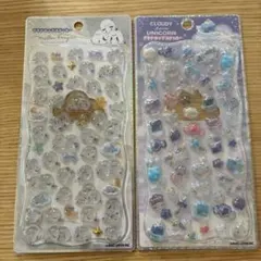 正規品　プチドロップステッカー　シマエナガ　ユニコーン