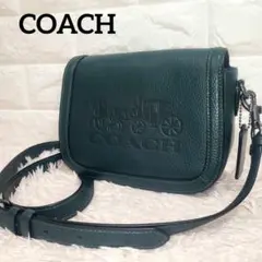 未使用級 COACH セレナ カメラバッグ ダブルジップ 革 クロスボディ