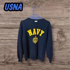 【美品】⭐️USNA アメリカ海軍学校　リバースウィーブ型スウェット　Mサイズ⭐️