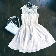 H＆M レースワンピース フォーマル パーティドレス658