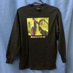 【美品】Disney Maleficent オーバサイズ　長袖 Tシャツ 黒のサムネイル