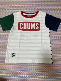 CHUMS ストライプ柄 Tシャツ 100-115