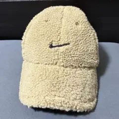 新品未使用 NIKE フリース ベージュキャップ