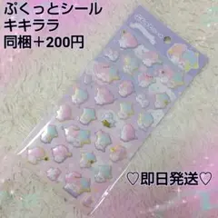 ぷくっとシール♡キキララ リトルツインスターズ サンリオ シール帳
