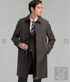 値下げ中【新品未使用】ステンカラーコートREDA〈グリーンレーベルリラクシング〉