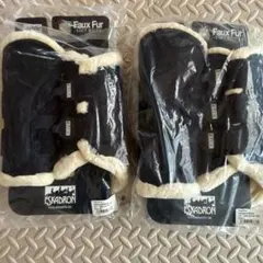 乗馬用品　エスカドロン ボア付きプロテクター