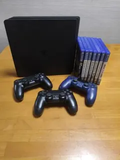 PlayStation4本体1TB+コントローラー3つ+ソフト7本