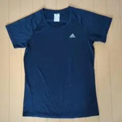adidas ネイビー 紺色　半袖Tシャツ UK10　速乾性　climalite
