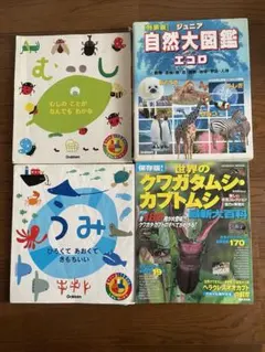 自然大図鑑 4冊セット 生き物 海・虫