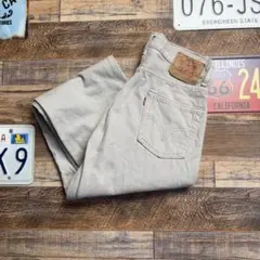 Levi's 550 W31 バギー カラーデニム パンツ リーバイス グレーのサムネイル