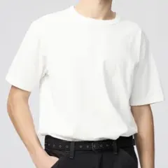 UNIQLO クルーネックT(男女兼用) ホワイト 白T Lサイズ