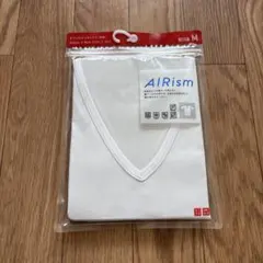 AIRism V Neck S/S T-shirt M ホワイト