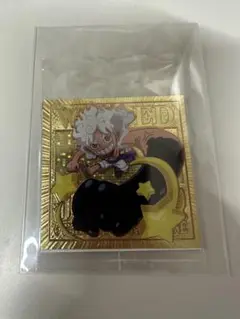ワンピースシールウエハースLOG.12 ゴールドパラレル　ルフィ　裏面オーズ