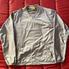 adidas グレー Vネックジャケット