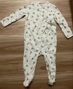 Ralph Lauren クマ柄ロンパース　ベビー　長袖　足あり