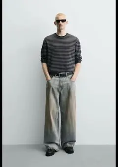 ひ　マルニ 22AW コーデュロイ レザーパッチ ワイド バギー パンツ ひ様専用 マルニ 22AW コーデュロイ レザーパッチ ワイド バギー