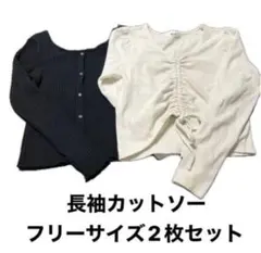 WEGO 長袖カットソー 2枚セット フリーサイズ