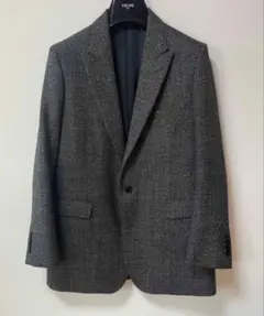 【新品・タグ付】CELINE サマーウール テーラードジャケット グレー 44 新品・タグ付】CELINE サマーウール テーラードジャケット グレー 44