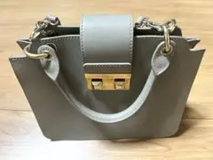 FURLA ショルダーバッグ　グレー