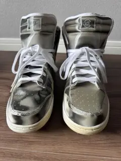 Nike×CLOT　DUNK HIGH　Silver/Fluxのサムネイル