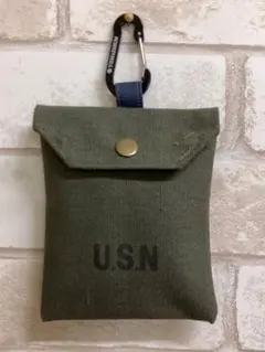 USNハンドメイドポーチ　コンパスポーチ　ミリタリーバッグ　サバゲー　キャンプ