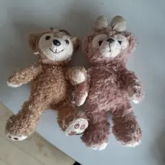 Disney Duffy & ShellieMay ぬいぐるみバッジ