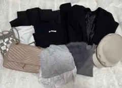 【まとめ売り】レディースファッション10点セット（バッグ・トップス・帽子）
