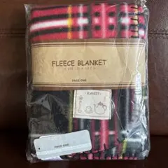 チェック柄　ブランケット