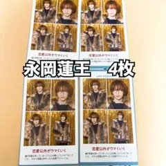 TVガイド　証明写真カード　永岡蓮王セット