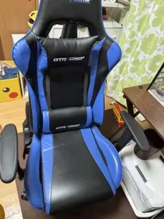 GTRACING ゲーミングチェア 青/黒