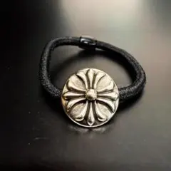 ブラックフライデーセール中！　シルバー クロス コンチョ ヘアゴム＆ブレスレット