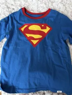 スーパーマン Tシャツ 4歳 マント付き 半袖