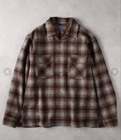 新品未使用　BackNumber ボードシャツ　ブラウン　FJ監修　Sサイズ