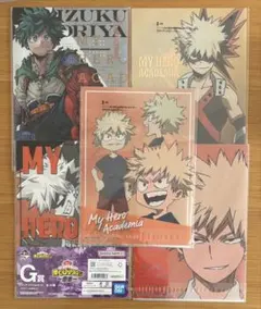 爆豪勝己 緑屋出久　クリアファイル 十傑　９枚まとめ