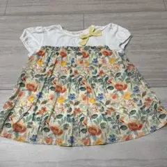 Love Peace & Money チュニック 100cm 半袖　花柄