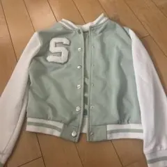 ミントグリーン S刺繍 ジャケット