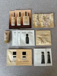 シュウウエムラ　ディオール　エスティローダー 他ファンデーションサンプル14点