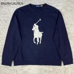 《未使用品》POLO RALPH LAUREN トレーナー メンズ ネイビーXL