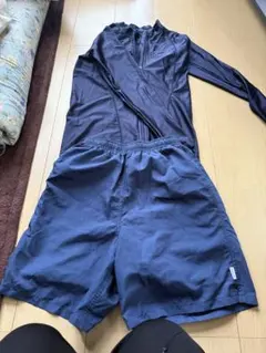 ネイビー 長袖水着セット 男の子用Sサイズ
