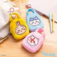 新品　未使用　ちいかわ　てのひらバッグ　ハチワレ　うさぎ　2種セット　青　黄