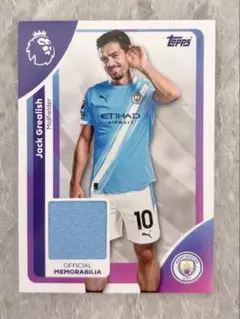 Topps EPL 2025/26 グリーリッシュ 実使用 ジャージカード