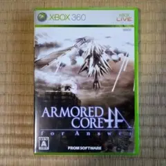 XBOX360ソフト　アーマードコアフォーアンサー