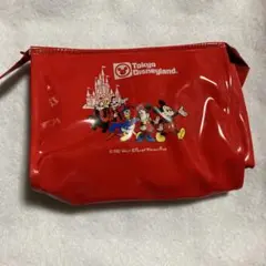 当時物　東京ディズニーランド 開園当時 レトロポーチ 1982 難あり