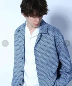 【お値下げ】HARE / コモンガラジャガードシャツ ブルー