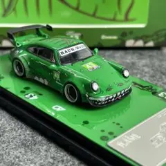 Flame 64 Porsche 911 964 RWB Rexy グリーン恐竜