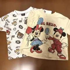 ディズニー　カーズ　ミッキー　ミニー　Tシャツ　半袖　バースデイ　西松屋のサムネイル